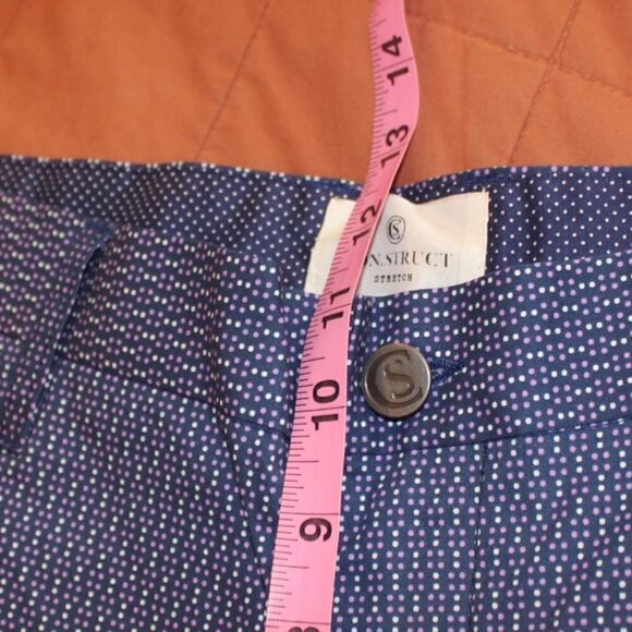 NWT Construct Stretch Men Navy Blue Shorts Men Size 34 - Picture 11 of 13